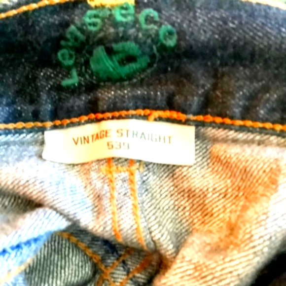 Vintage Straight Dark Wash Levi’s Rare - Picture 6 of 6